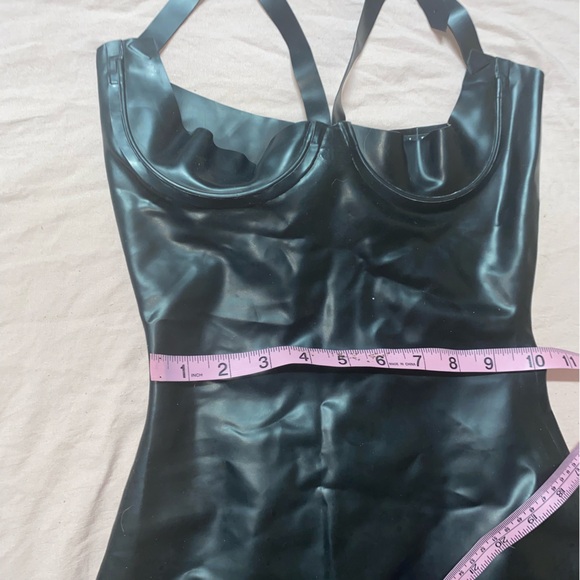 Atsuko Kudo 1/2 cup latex halter mini dress - Picture 8 of 12
